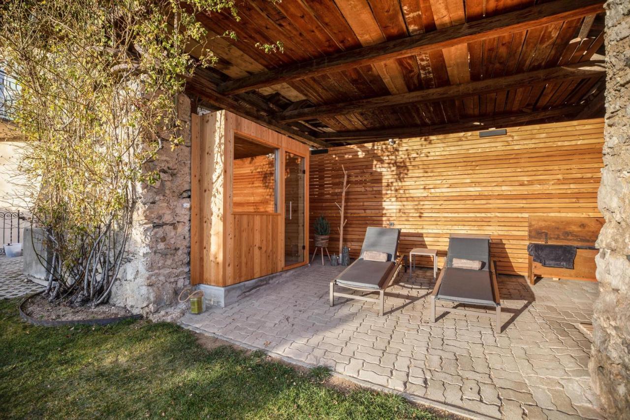 Brantenhof Ferienwohnung Vinea Cortaccia Exterior photo